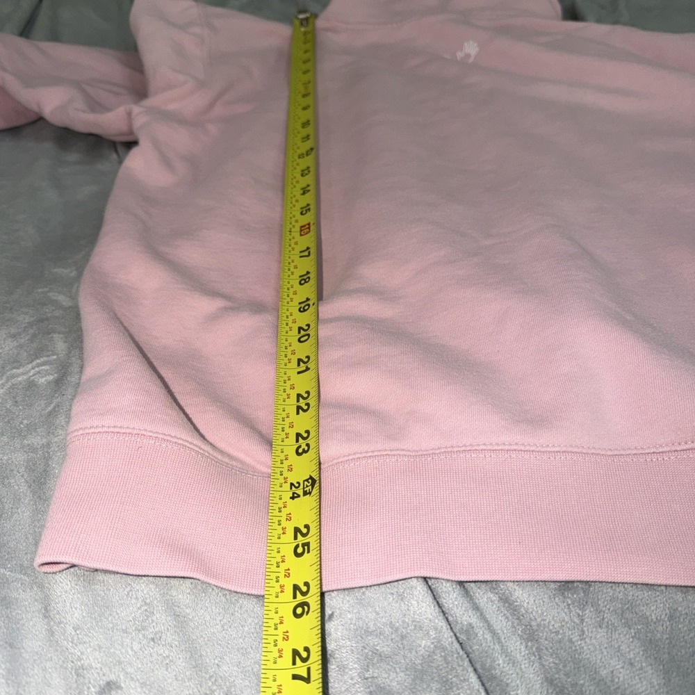 Glossier Original Pink Hoodie Sz M Long Sleeve‎  Make Up Skin Care - Picture 10 of 11